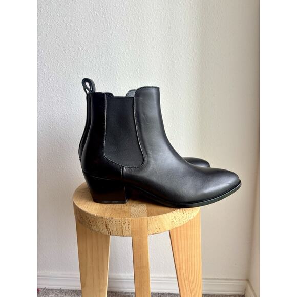 THURSDAY BOOT CO Leather Duchess Chelsea Boots Black Women's Size 9 - Picture 6 of 14